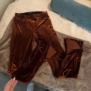 VELVET PANTS